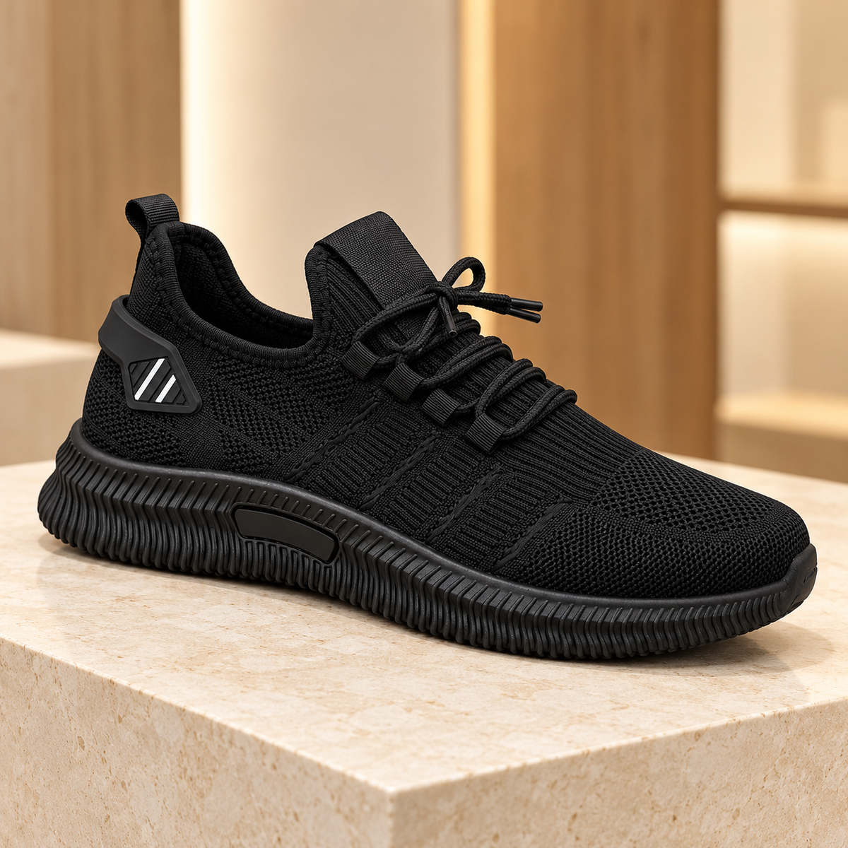 Buty Sportowe Męskie W24001 Black  (41-46,12par)