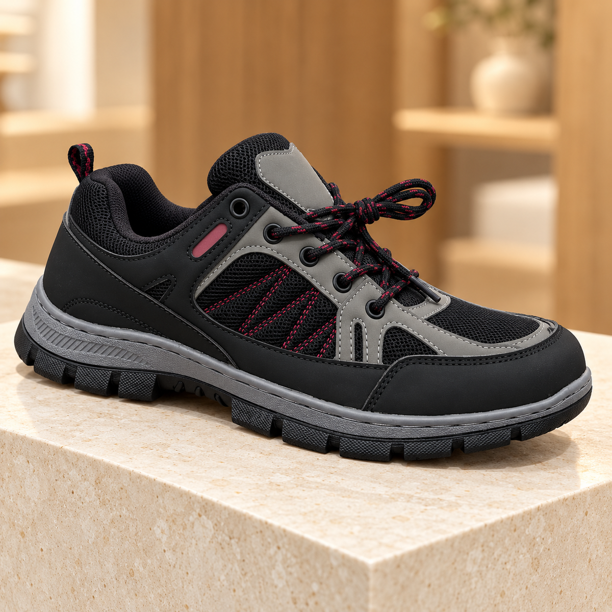 Buty Sportowe Męskie U4001-3 Black  (40-46,12par)