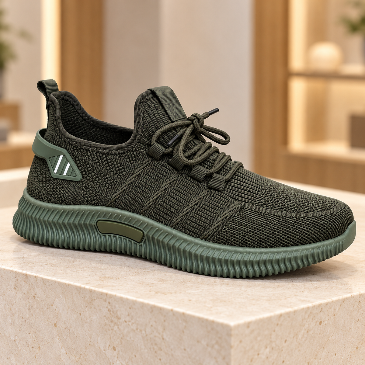 Buty Sportowe Męskie W24001 green  (41-46,12par)