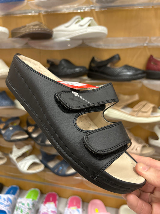 Klapki damskie 508-1 Black (36-42,12Par)