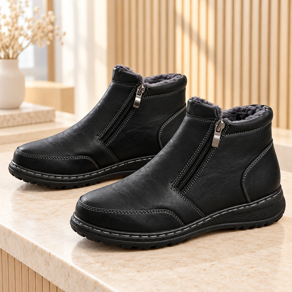 Botki Damskie (36-42) 12Par D83-1 BLACK