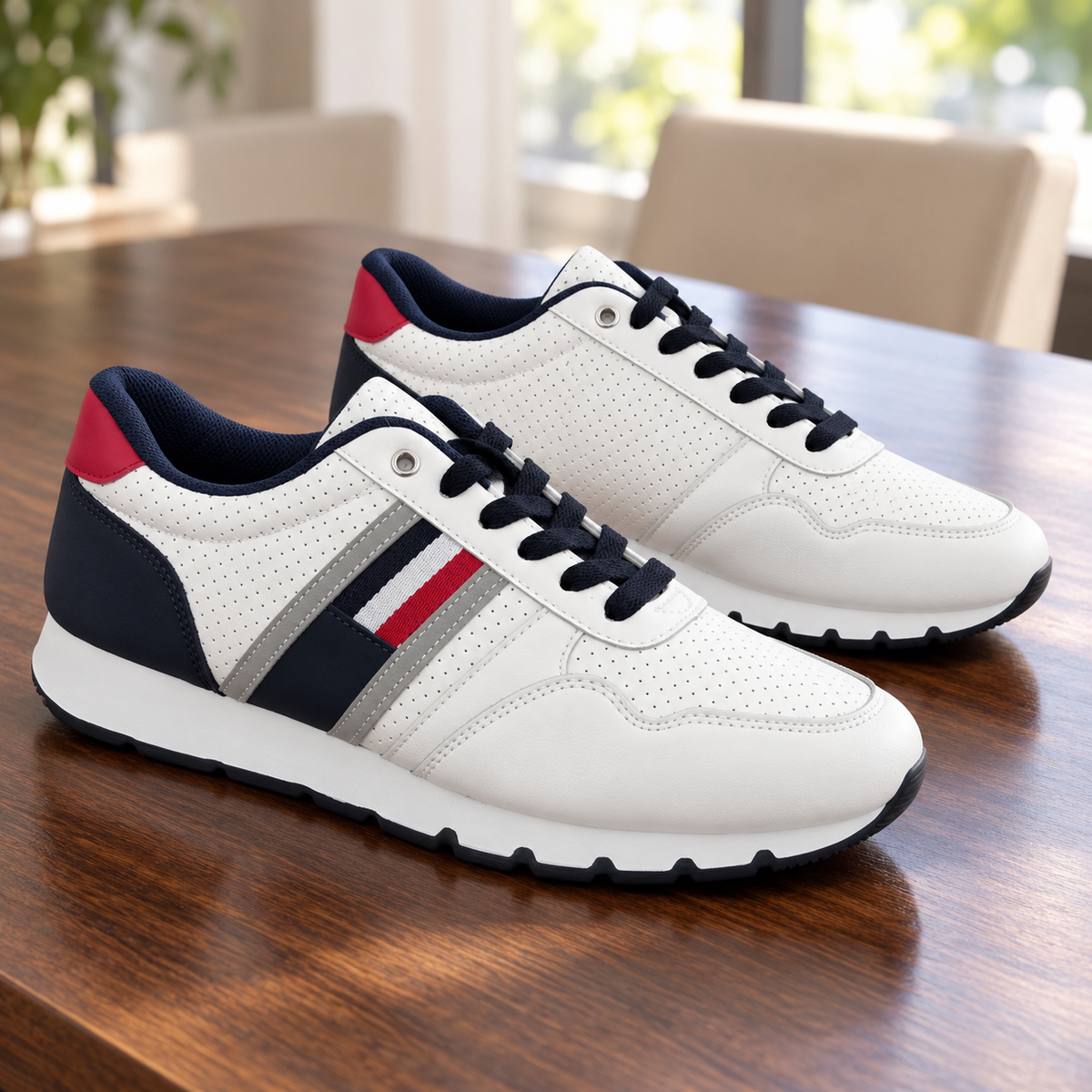 Buty Sportowe Męskie U610-5 (41-46,12par) WHITE