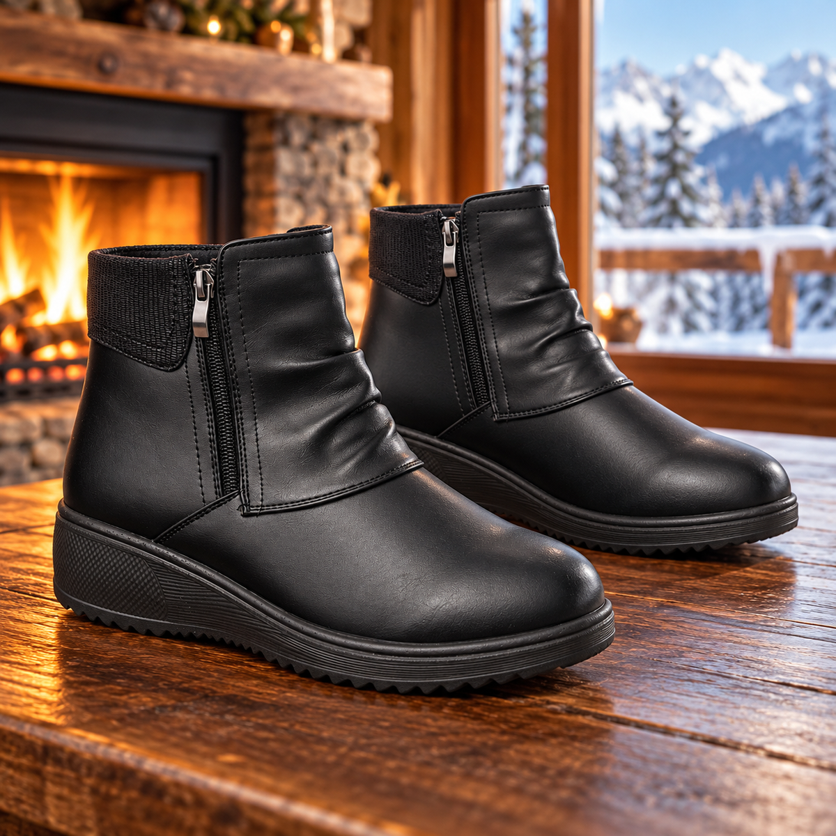 Botki Damskie (36-42) 12Par D26315-21 Black