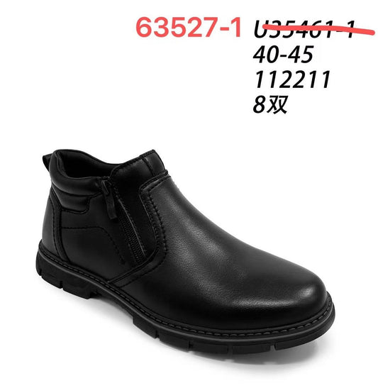 Botki Męskie (40-45) 8Par U63527-1 BLACK