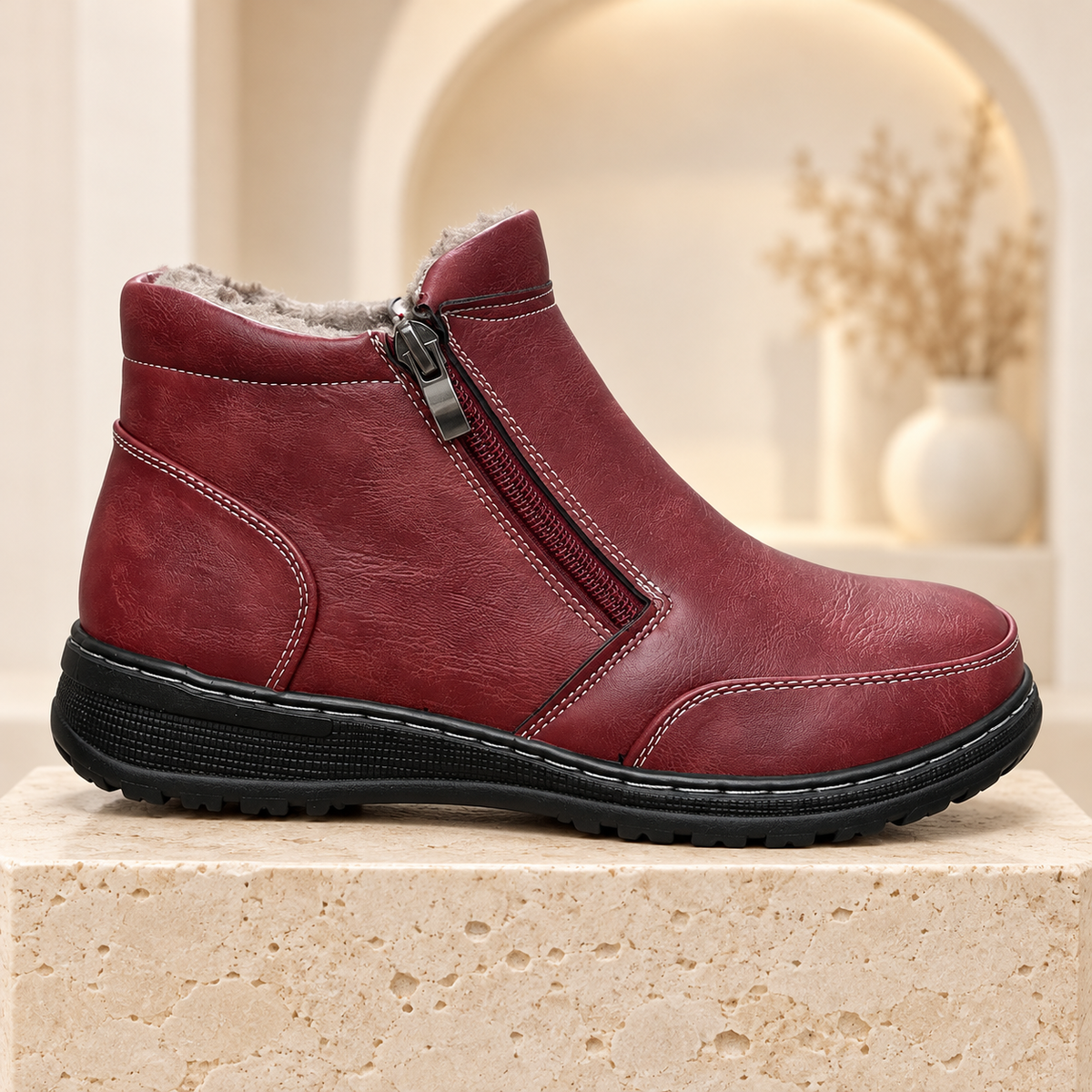 Botki Damskie (36-42) 12Par D83-4 RED