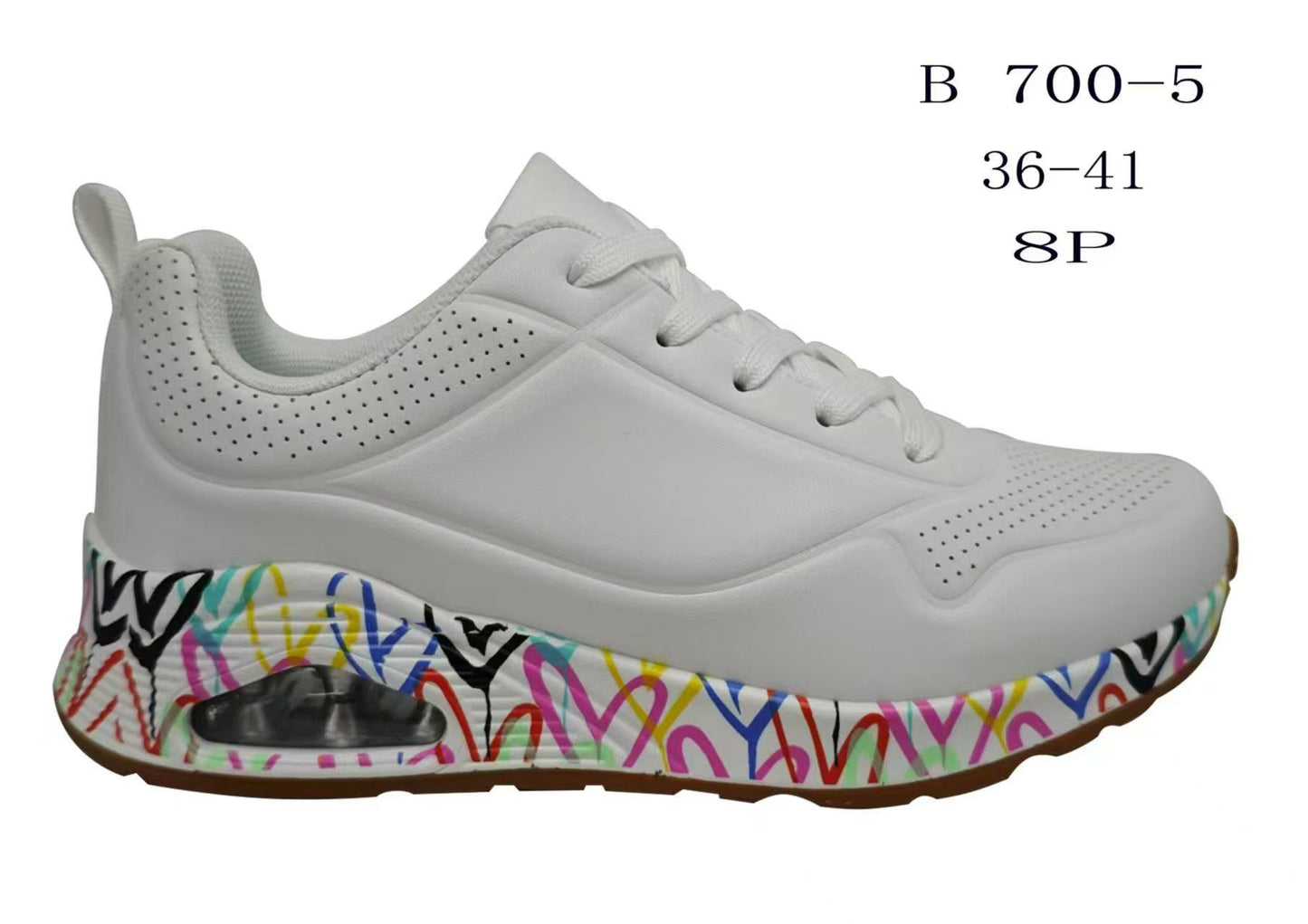 Buty Sportowe Damskie B700-5 (36-41,8par)
