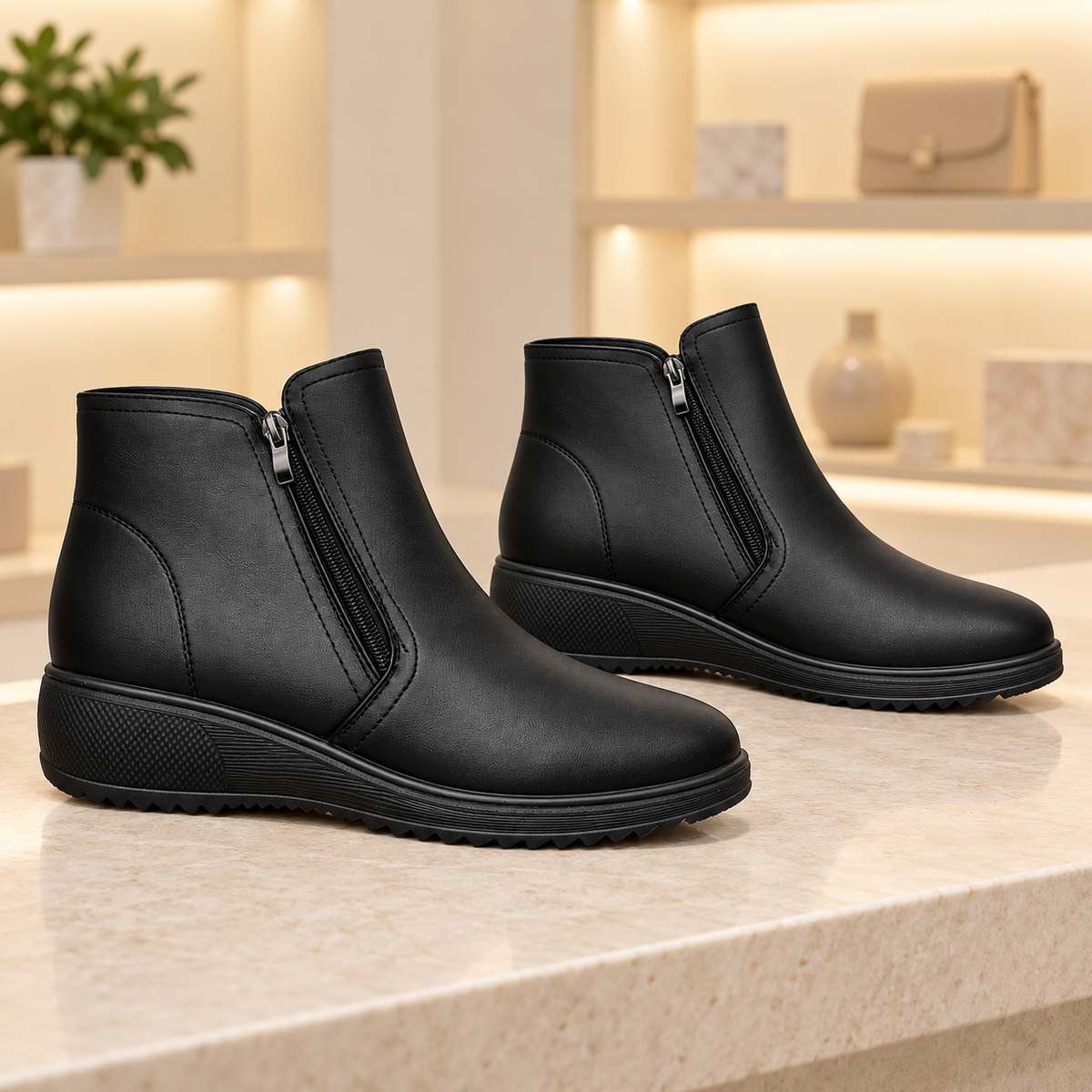 Botki Damskie (36-42) 12Par D26304-21 Black
