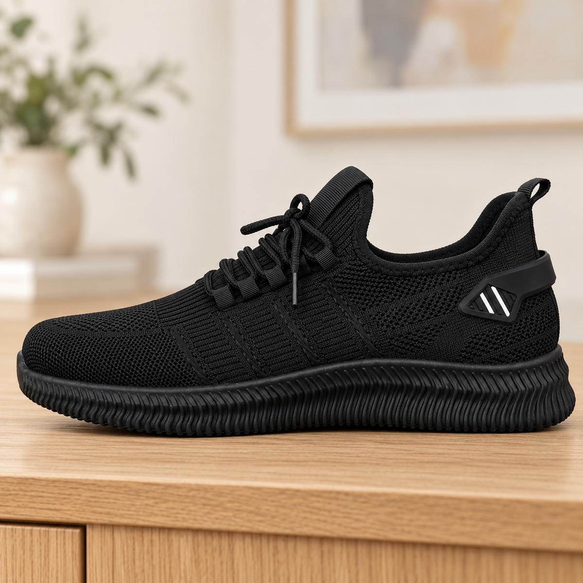 Buty Sportowe Męskie W24001 Black  (41-46,12par)