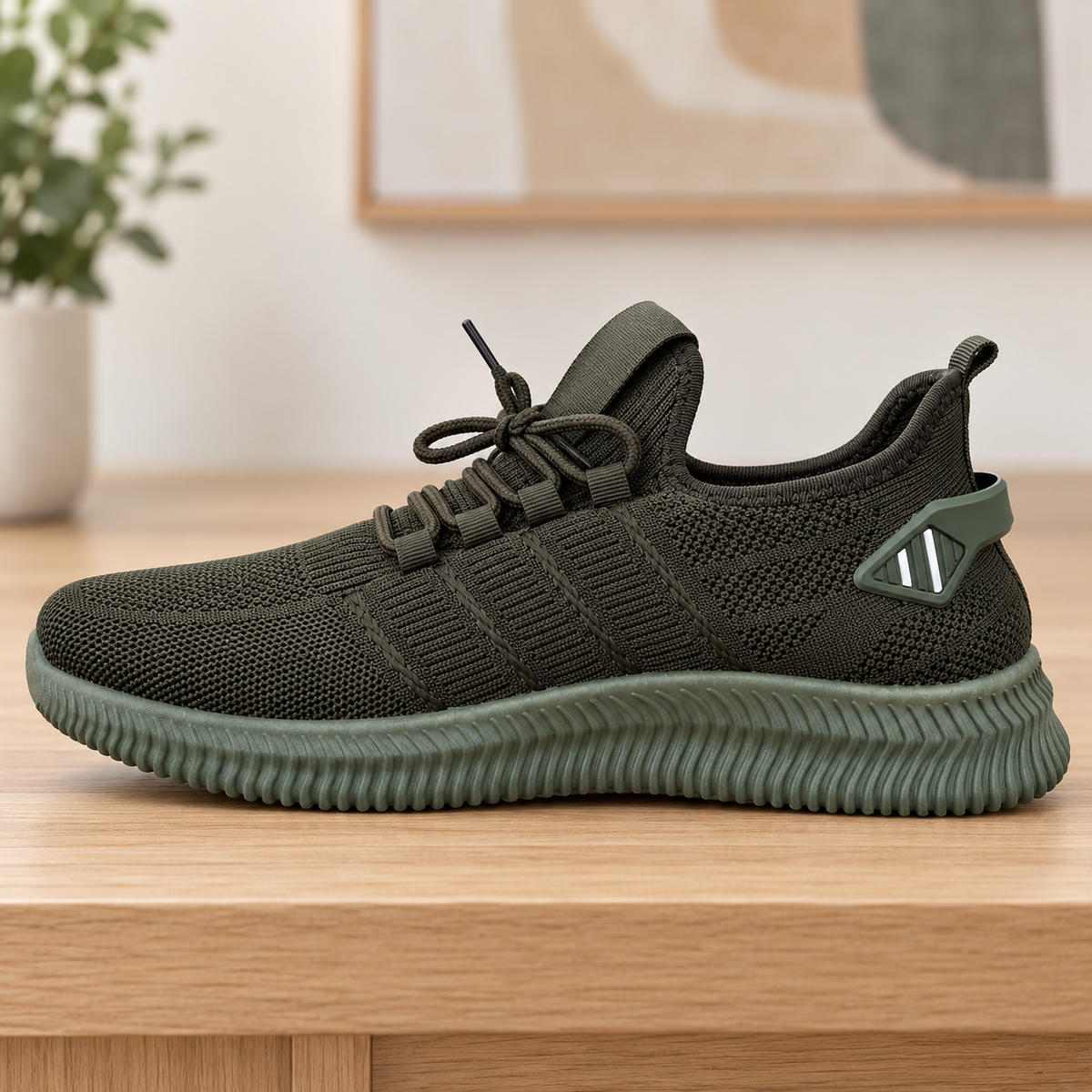 Buty Sportowe Męskie W24001 green  (41-46,12par)