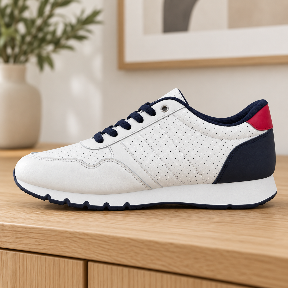 Buty Sportowe Męskie U610-5 (41-46,12par) WHITE