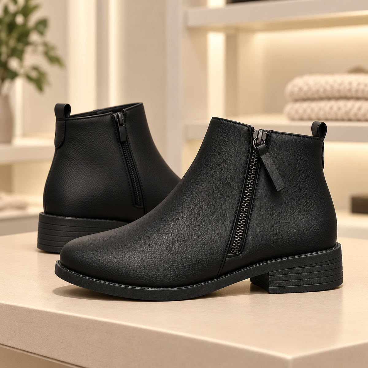 Eleganckie Buty Damskie D3714-1 (36-41,12par) BLACK