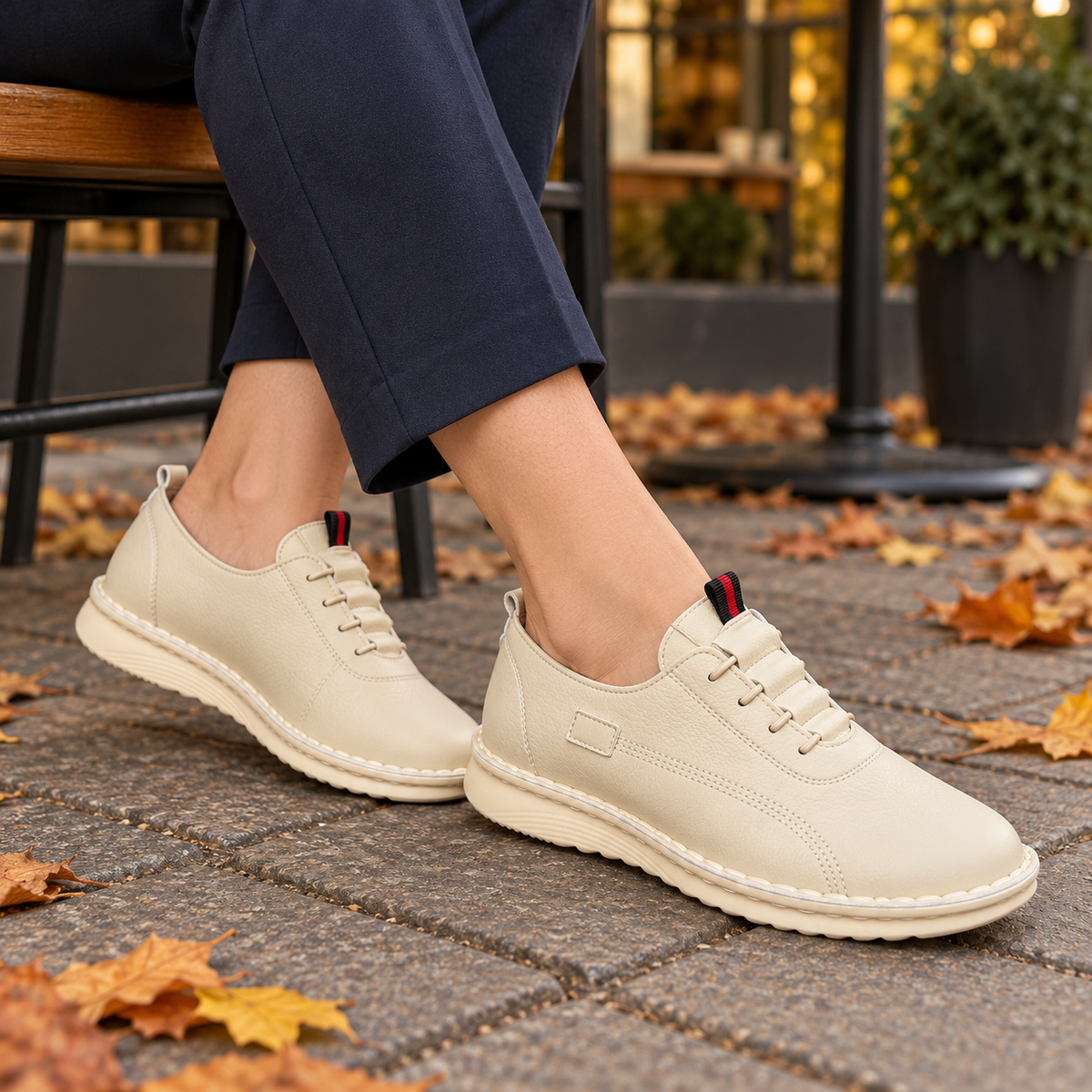 Półbuty Damskie D50-3 (36-42,12Par) Beige