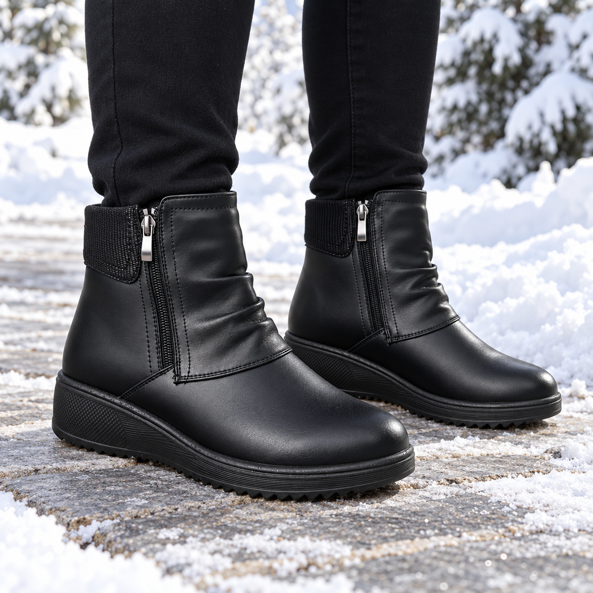 Botki Damskie (36-42) 12Par D26315-21 Black