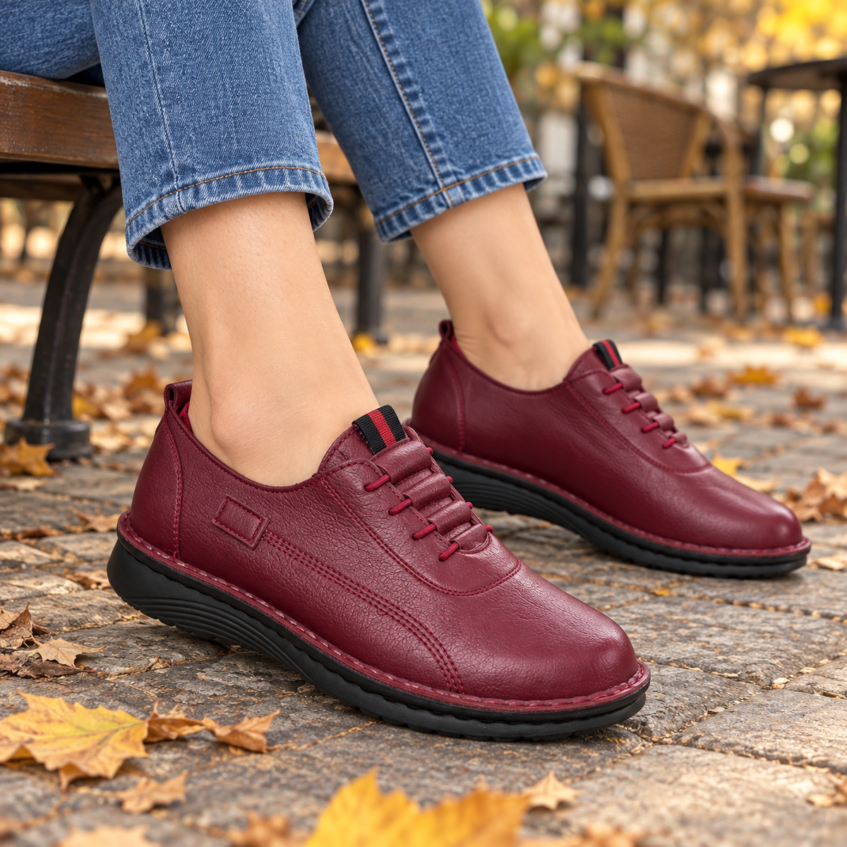 Półbuty Damskie D50-3 (36-42,12Par) Red