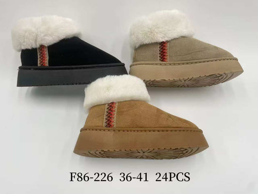 Kapcie Damskie F86-226 (36-41,24p) Mix kolorów