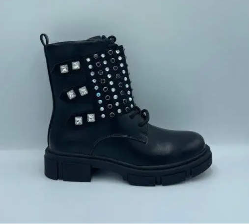 Botki damskie (36-41, 12par) C-141 BLACK