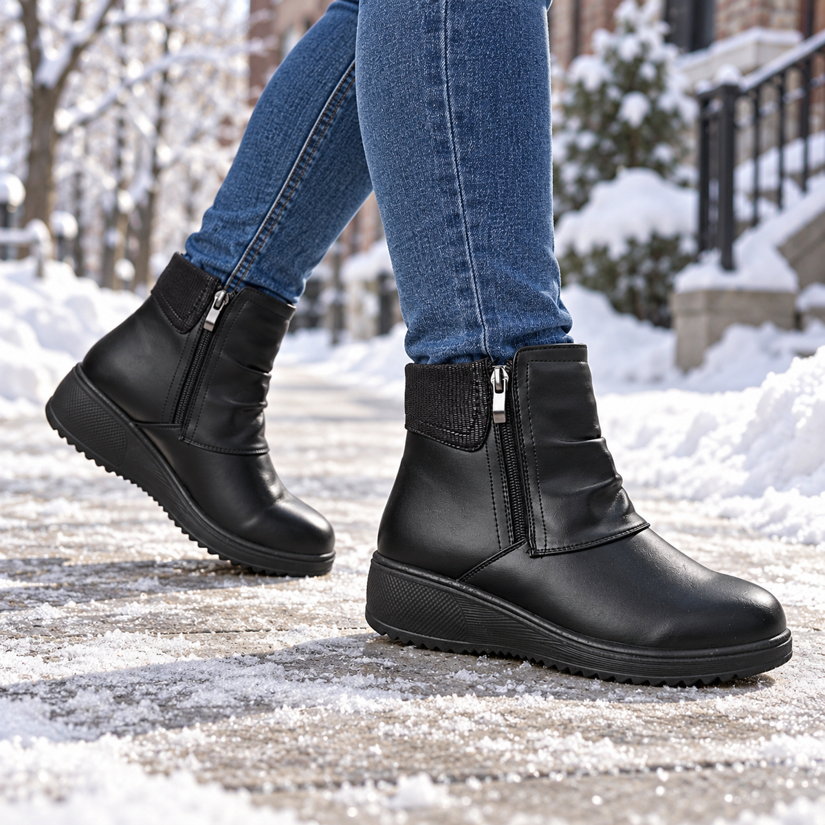 Botki Damskie (36-42) 12Par D26315-21 Black
