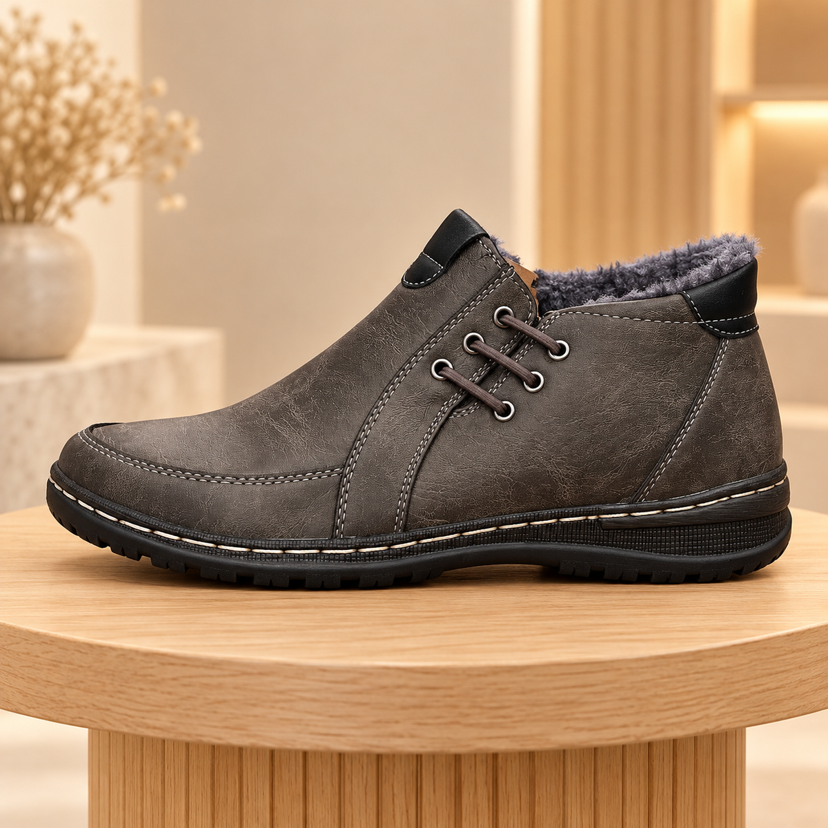 Botki damskie (36-41) 12par 9667-5 GREY