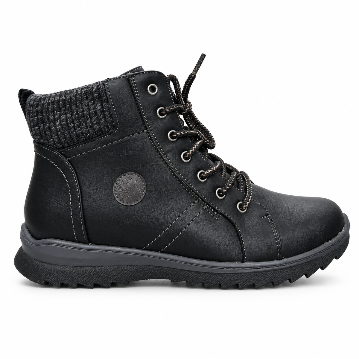 Botki Damskie (36-42) 12Par 9819-9 ALL BLACK