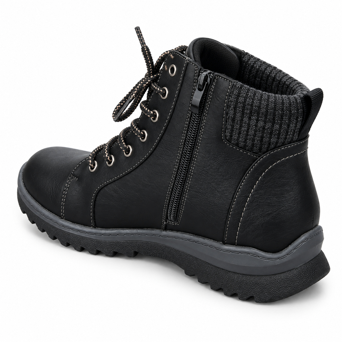 Botki Damskie (36-42) 12Par 9819-9 ALL BLACK