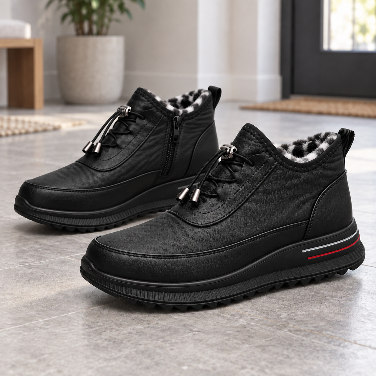 Botki Damskie (36-42) 12Par D2753-21 BLACK