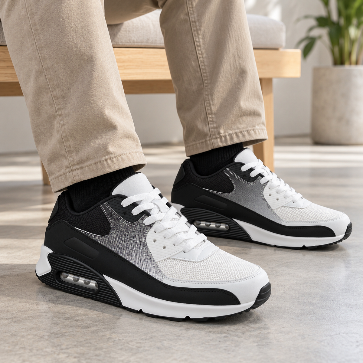 Buty Sportowe Męskie U8104-1  (41-46,12par)