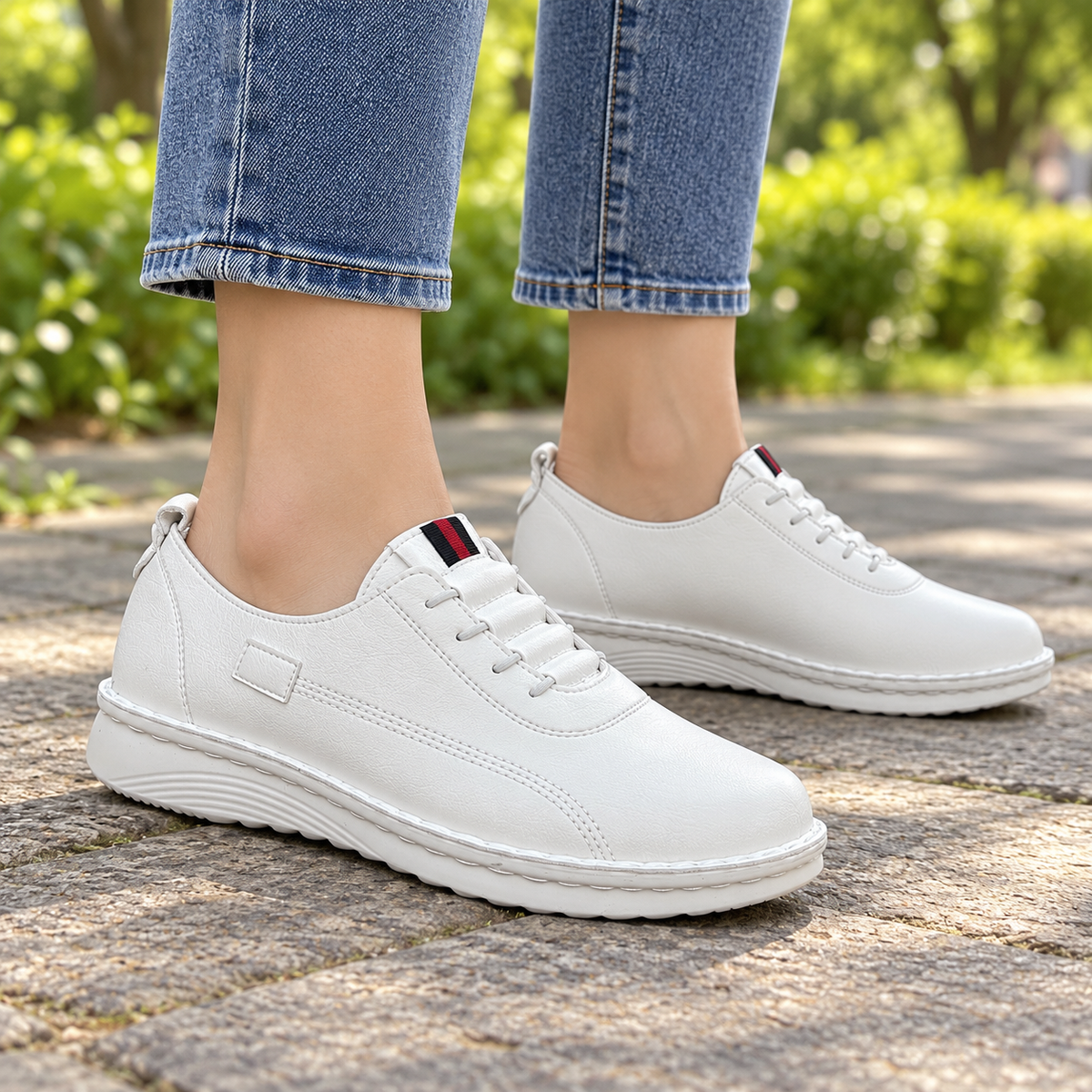 Półbuty Damskie D50-8 (36-42,12Par)  White
