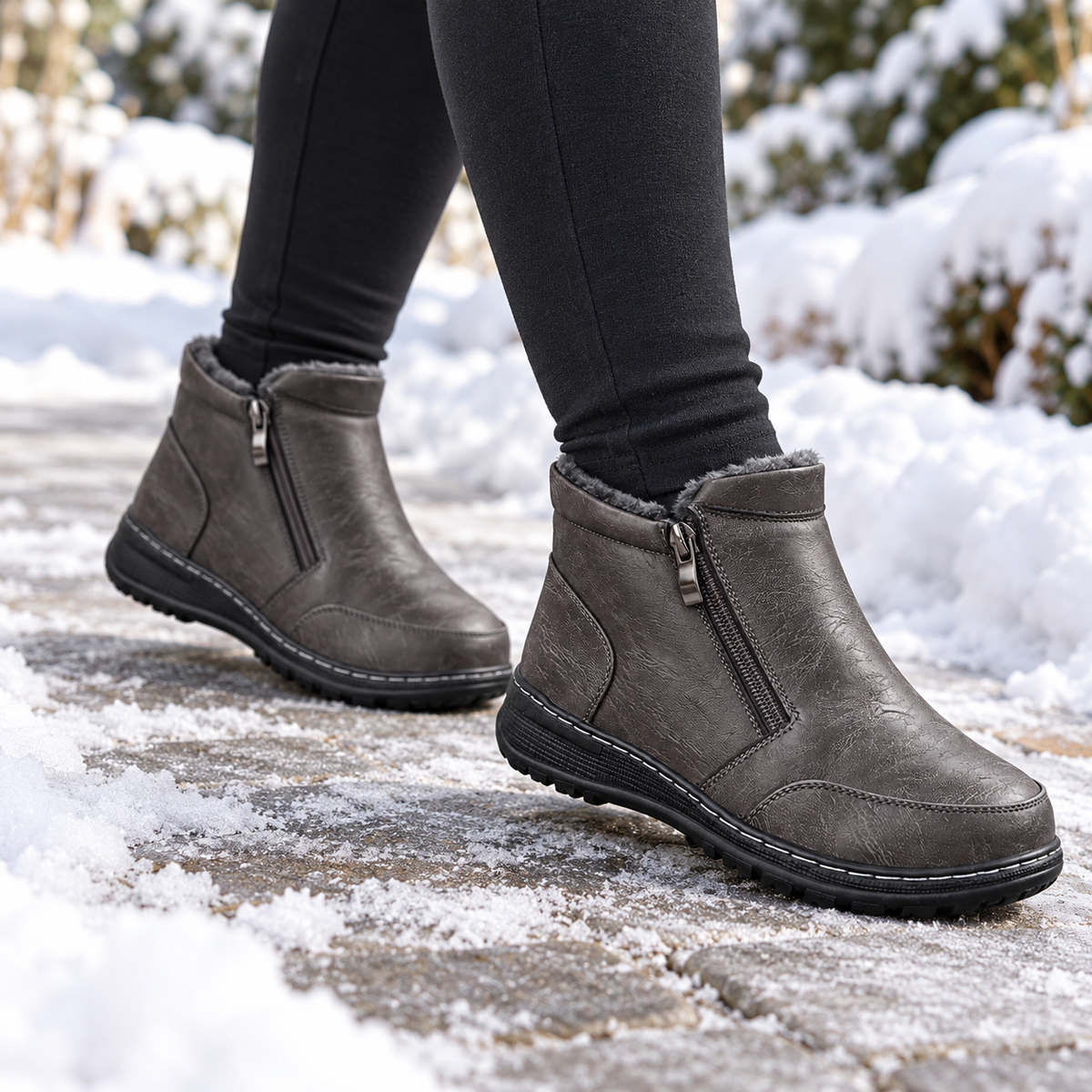 Botki Damskie (36-42) 12Par D83-10 GREY