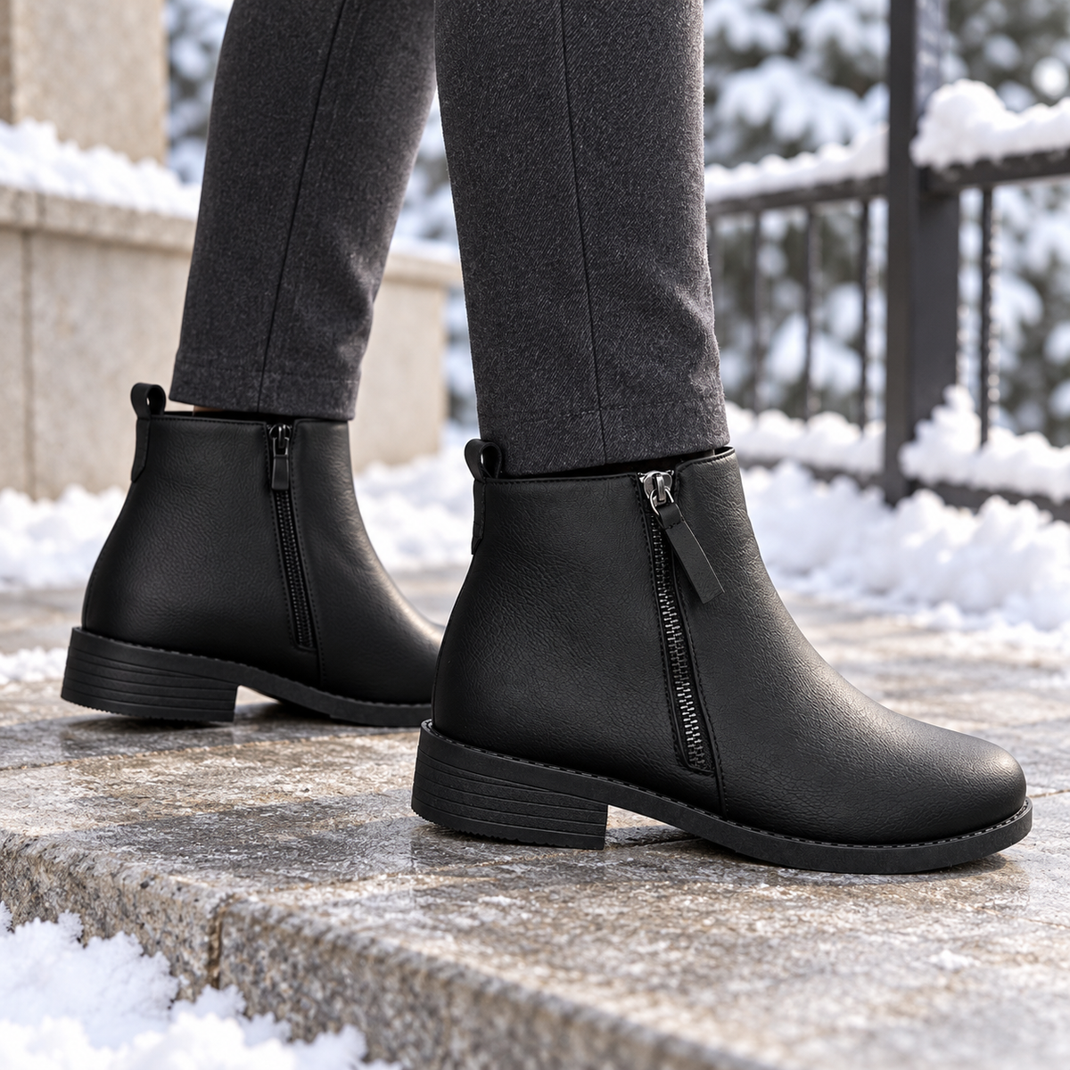 Eleganckie Buty Damskie D3714-1 (36-41,12par) BLACK