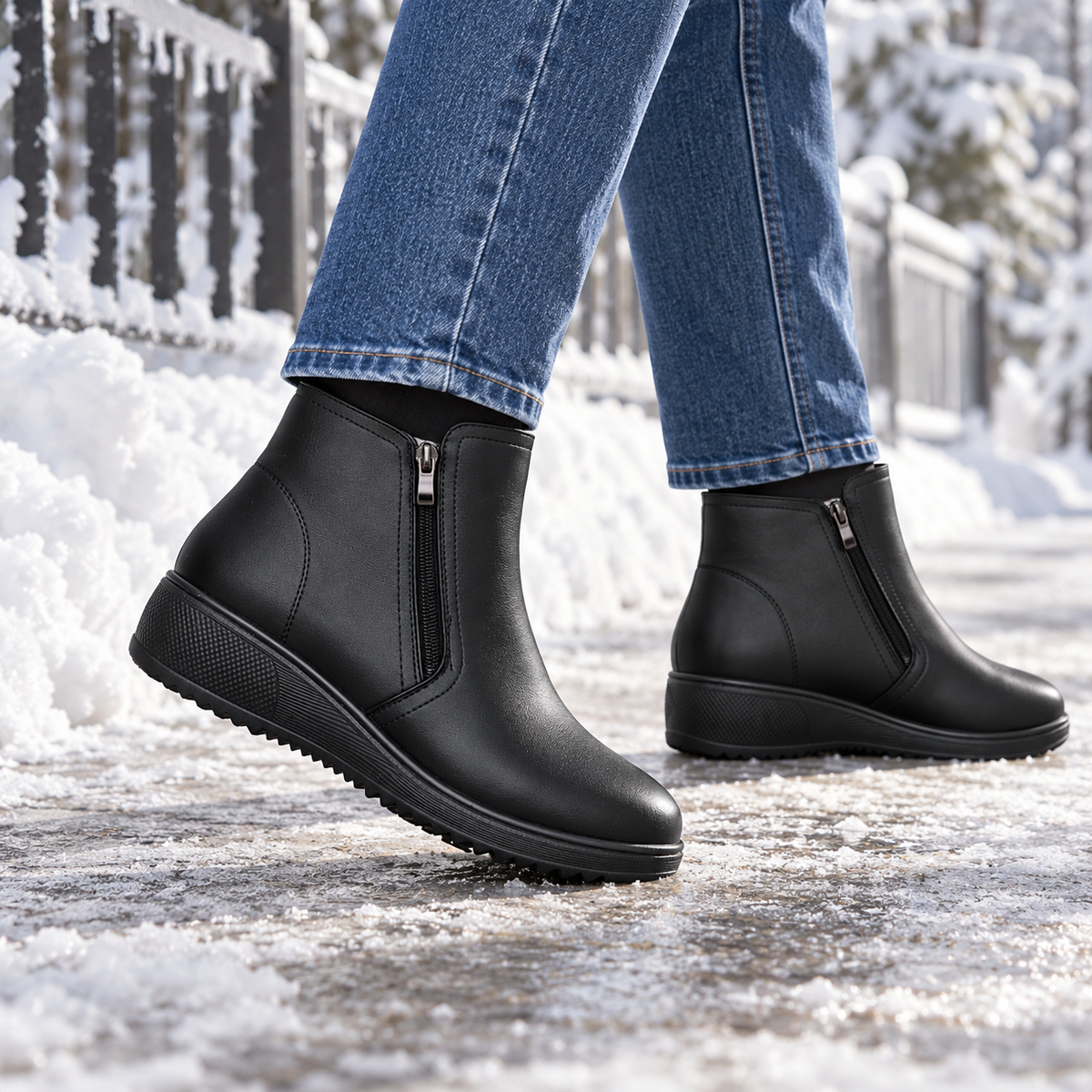 Botki Damskie (36-42) 12Par D26304-21 Black