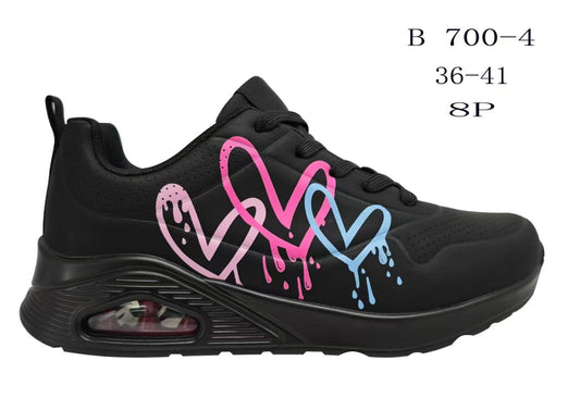 Buty Sportowe Damskie B700-4 (36-41,8par)