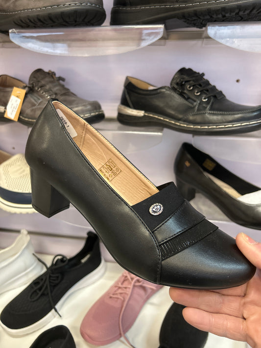 Półbuty na obcasie (36-41) 12P 2659-1 black