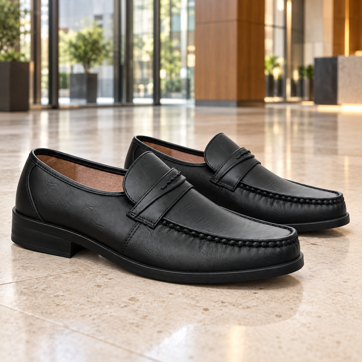 Półbuty męskie 5996-1 (40-46) 12par BLACK