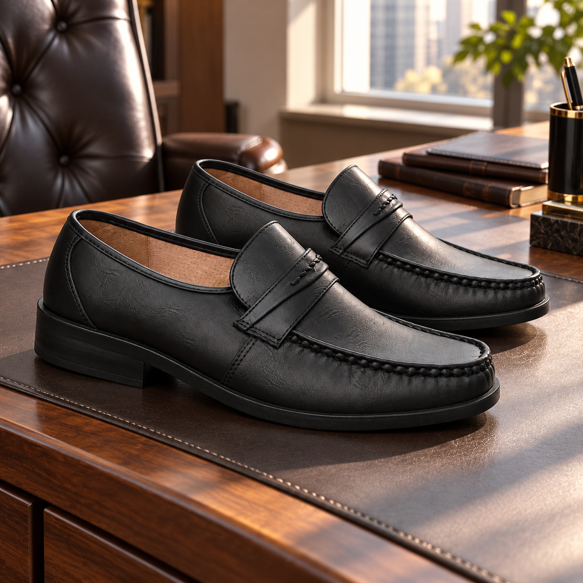 Półbuty męskie 5996-1 (40-46) 12par BLACK