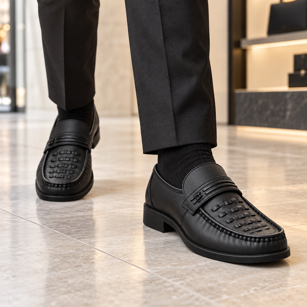 Półbuty męskie 5997T-1 (39-43) 8Par BLACK