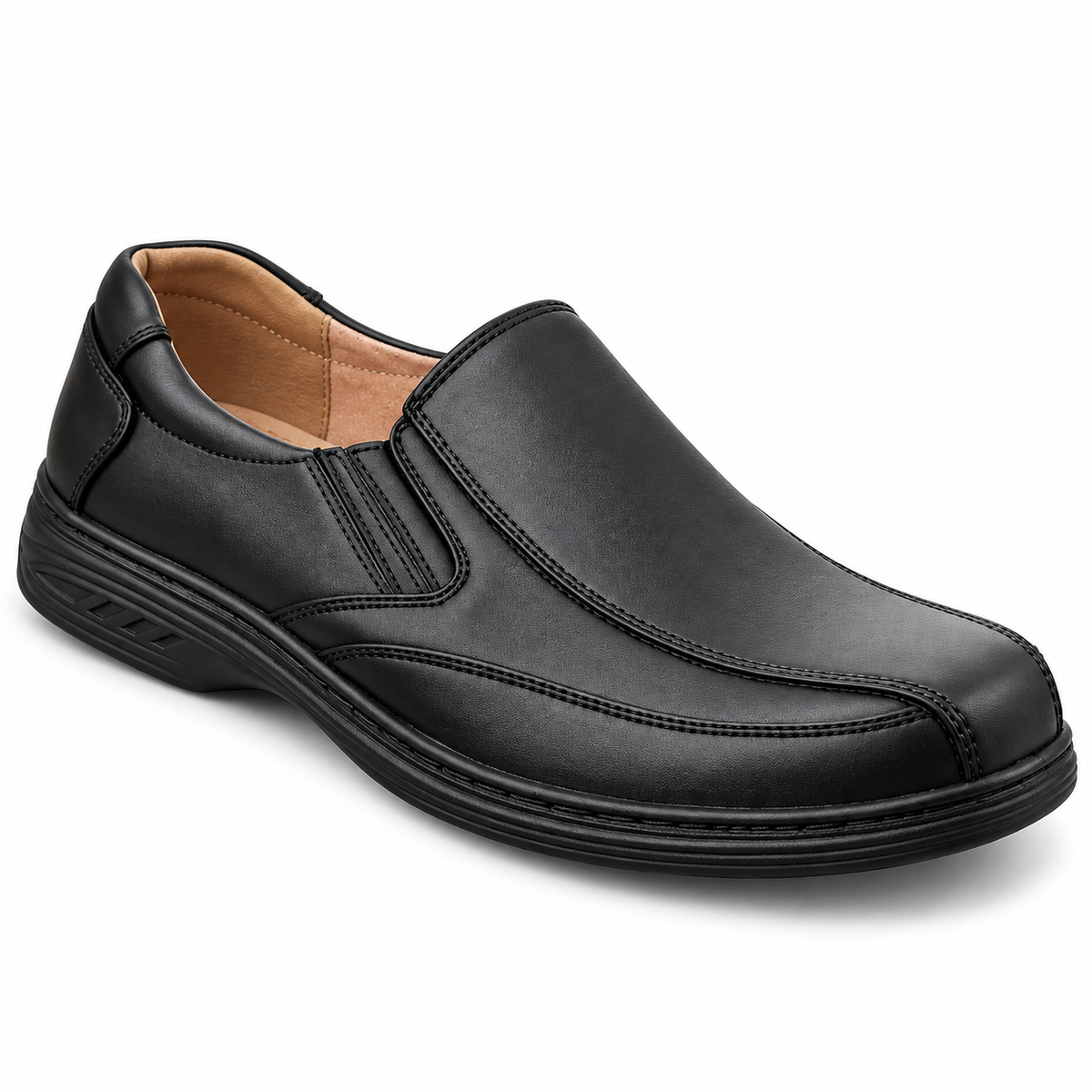 Półbuty męskie 3856-1 (40-46) 12par BLACK