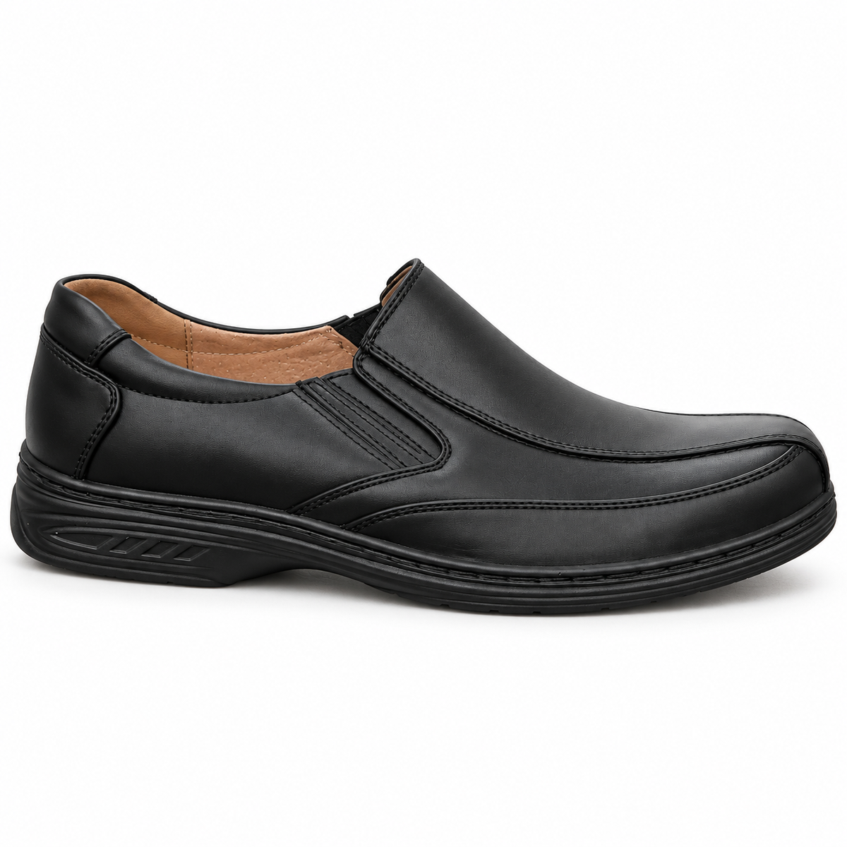 Półbuty męskie 3856-1 (40-46) 12par BLACK