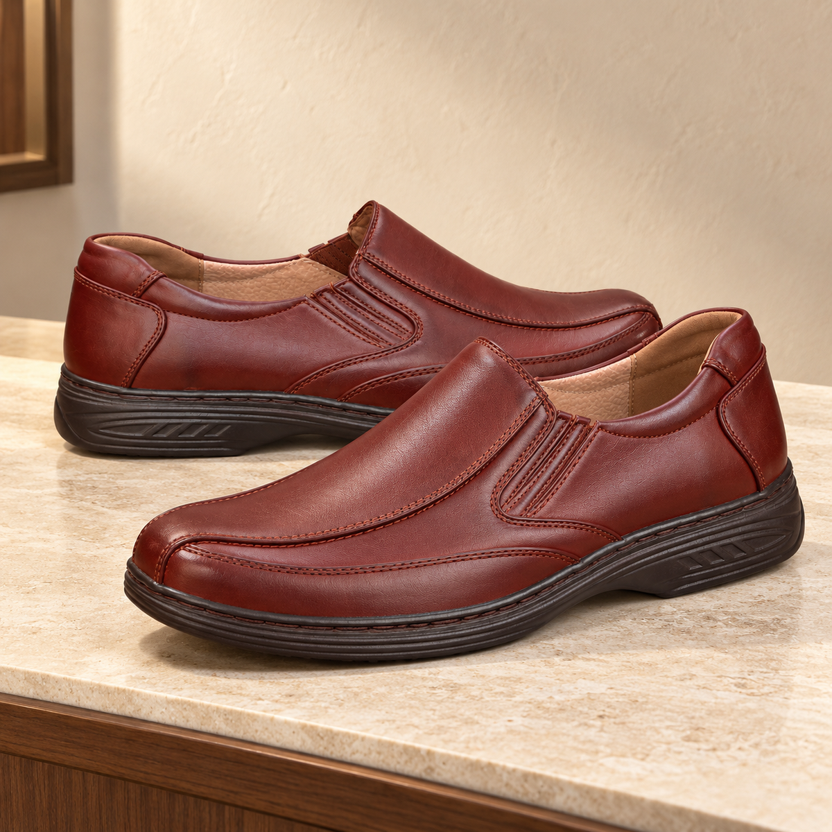 Półbuty męskie 3856-2 (40-46) 12par BLACK