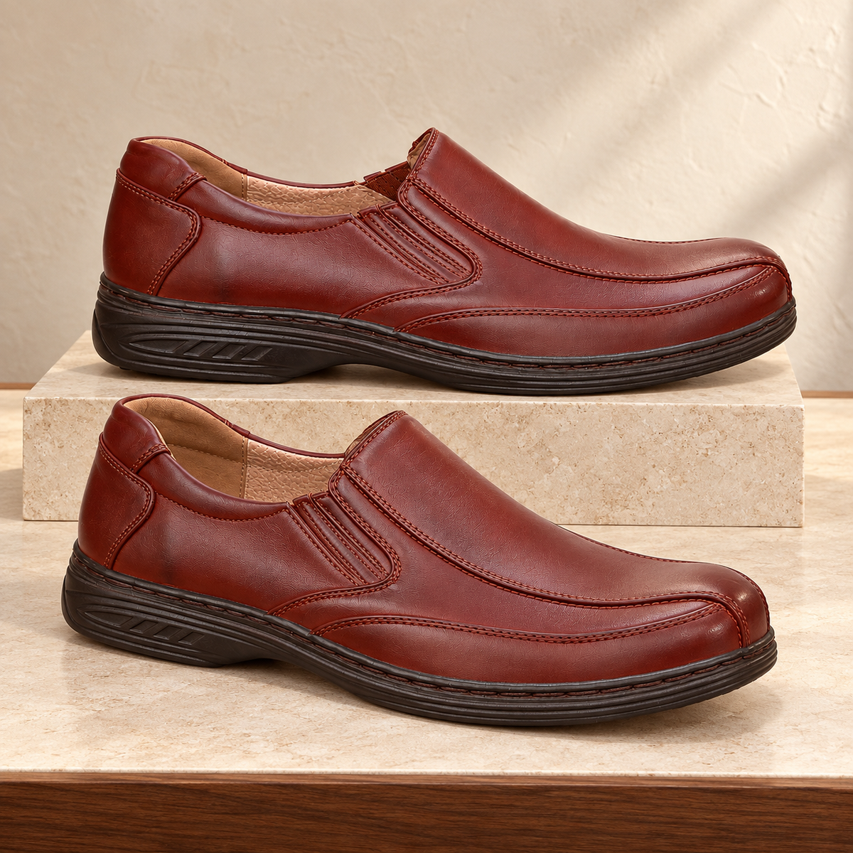 Półbuty męskie 3856-2 (40-46) 12par BLACK
