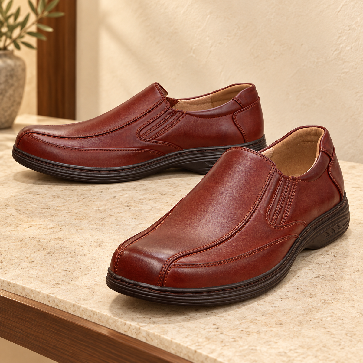 Półbuty męskie 3856-2 (40-46) 12par BLACK