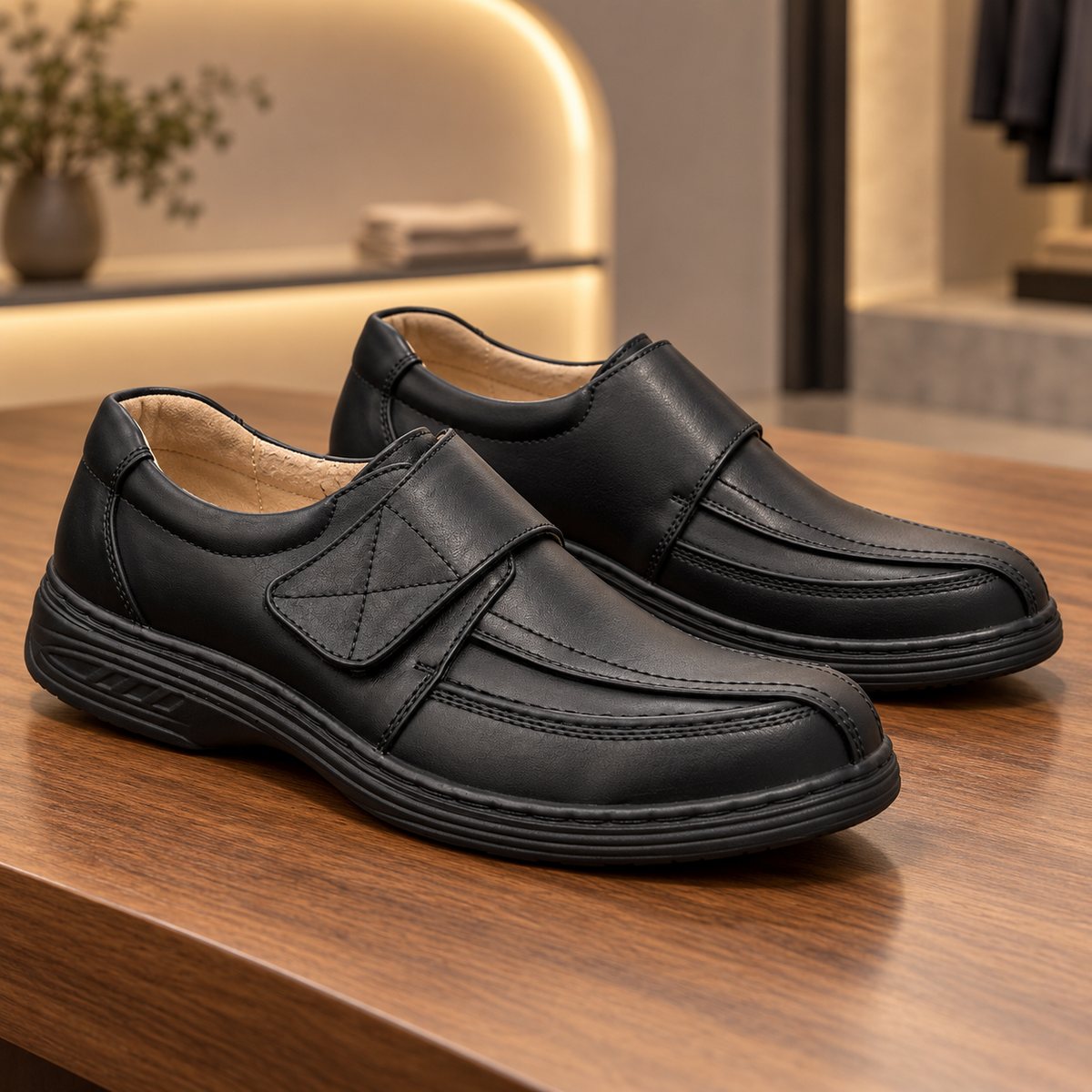 Półbuty męskie 3850T-1 (39-43) 8Par BLACK