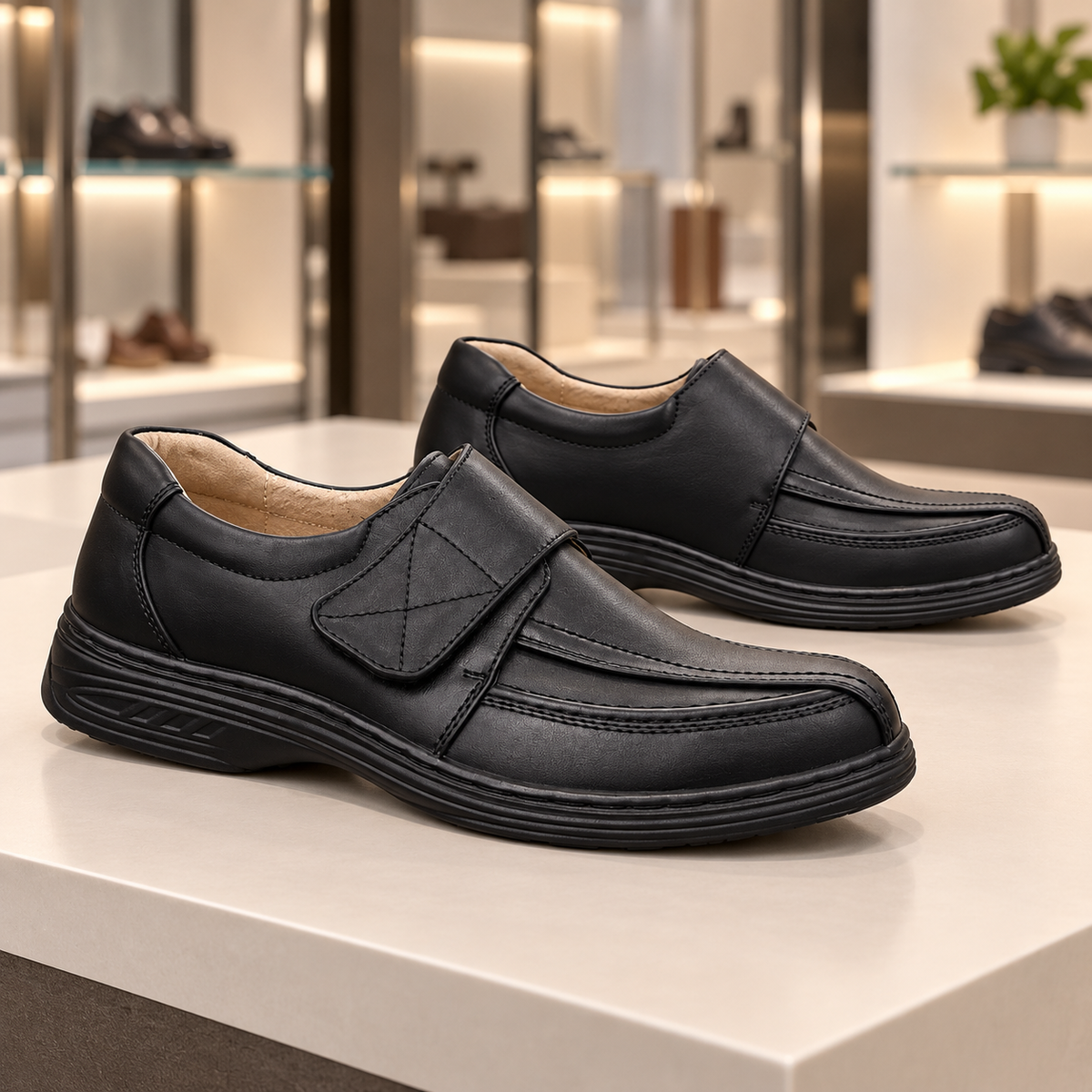 Półbuty męskie 3850T-1 (39-43) 8Par BLACK