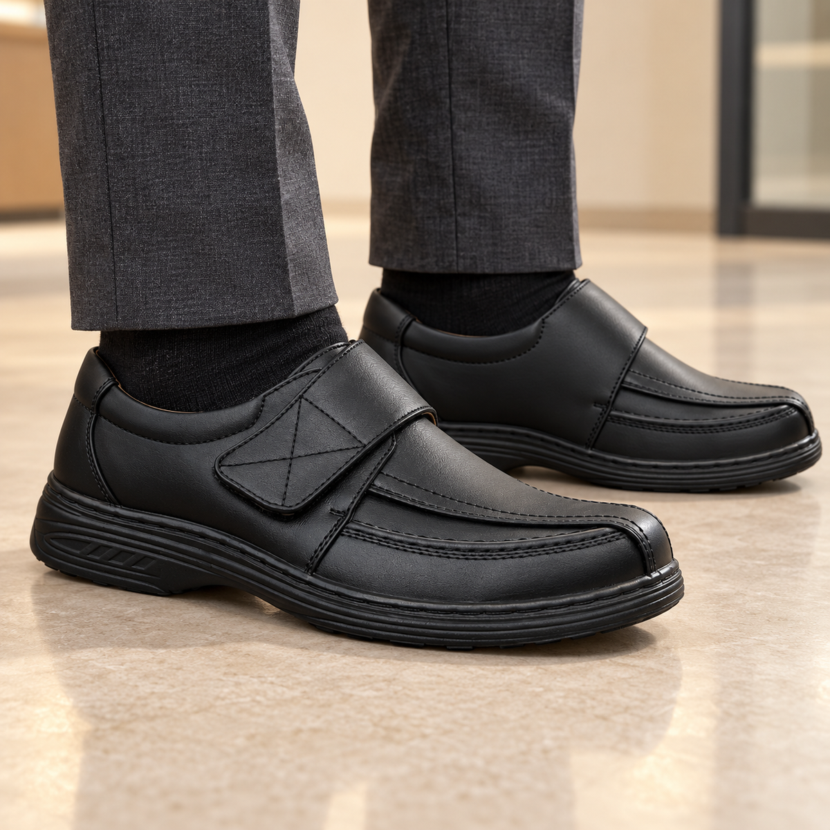 Półbuty męskie 3850T-1 (39-43) 8Par BLACK