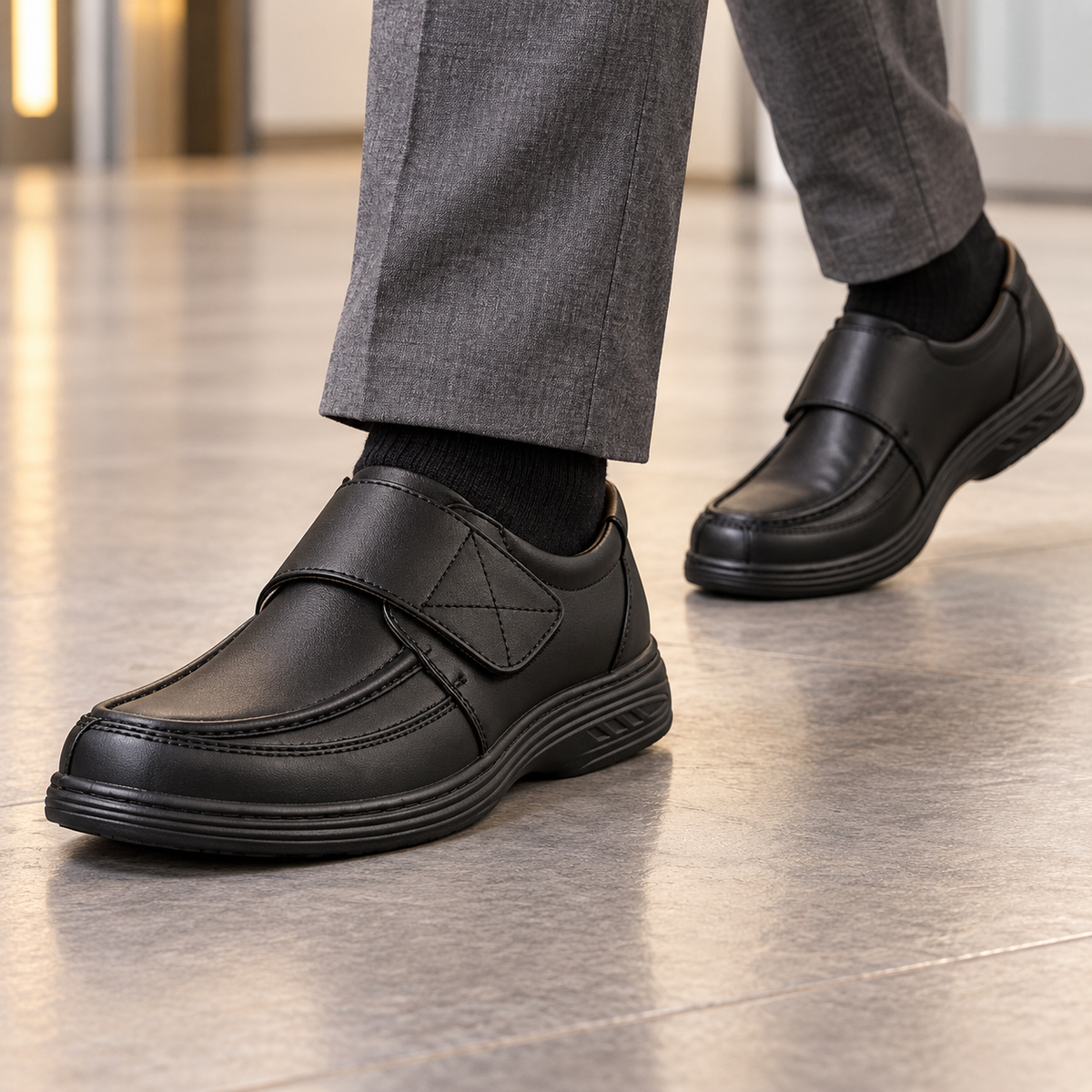 Półbuty męskie 3850T-1 (39-43) 8Par BLACK