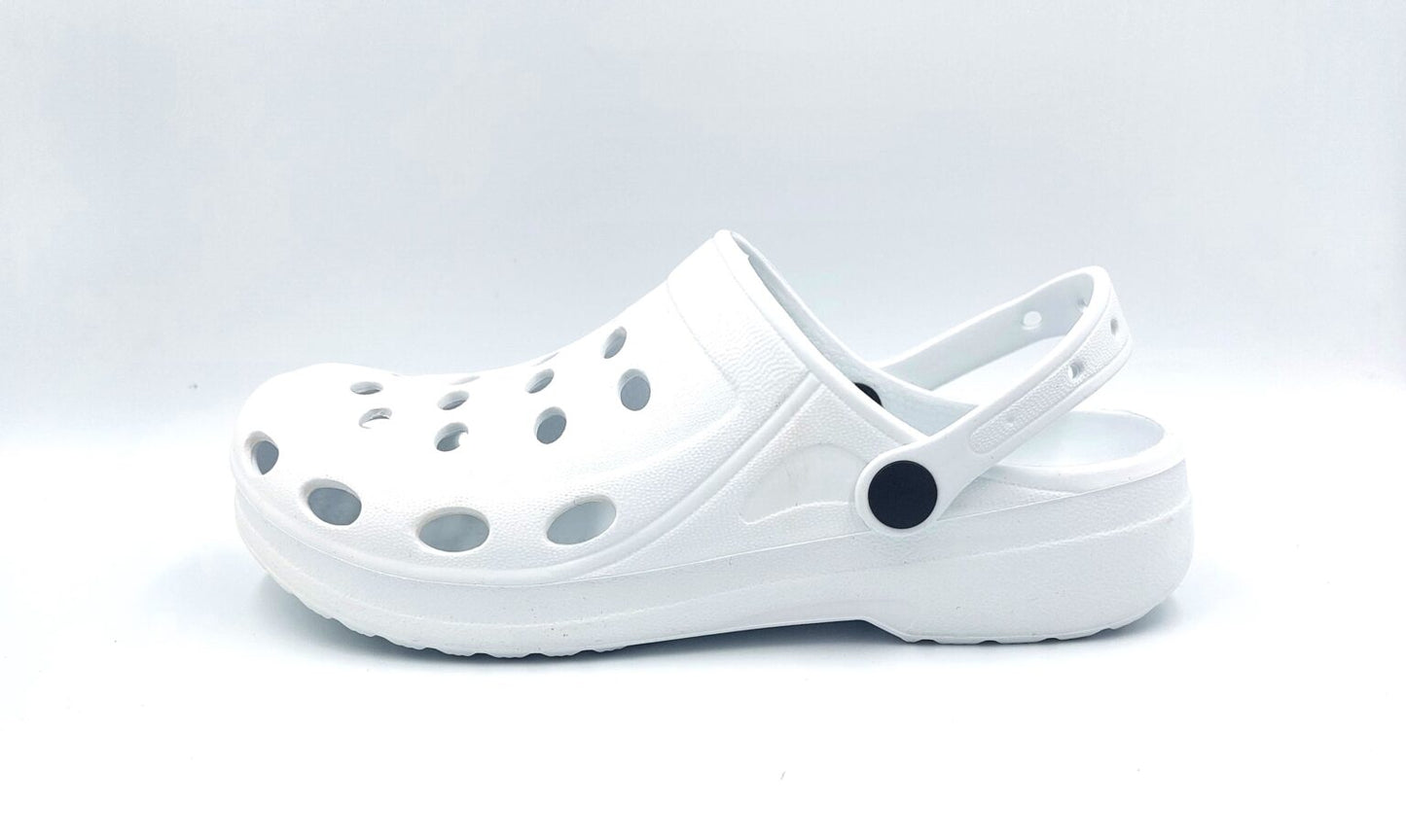 KROKSY DAMSKIE KLAPKI buty chodaki F002 (36-41) White