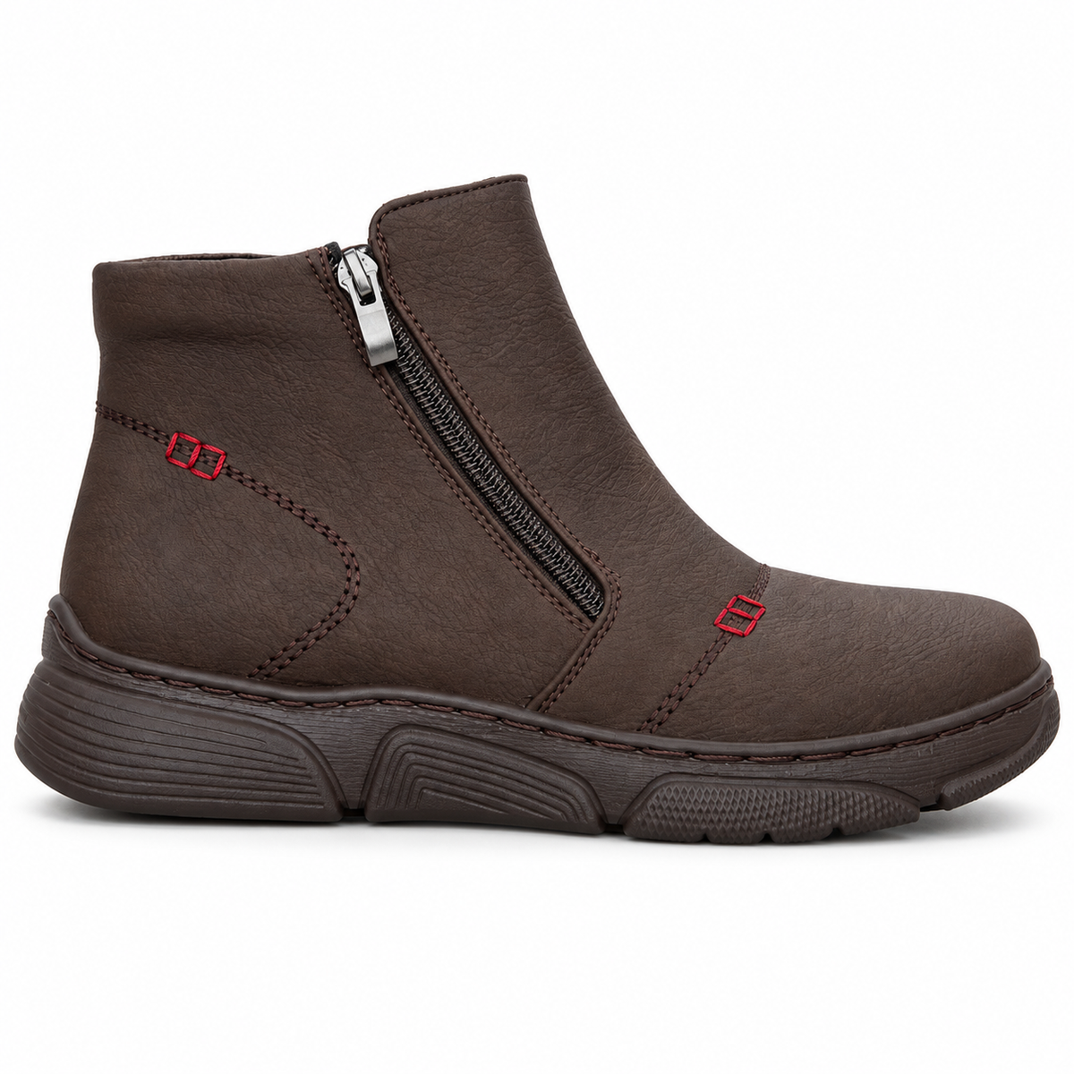 Botki Damskie (36-42) 12Par D26331-3 BROWN