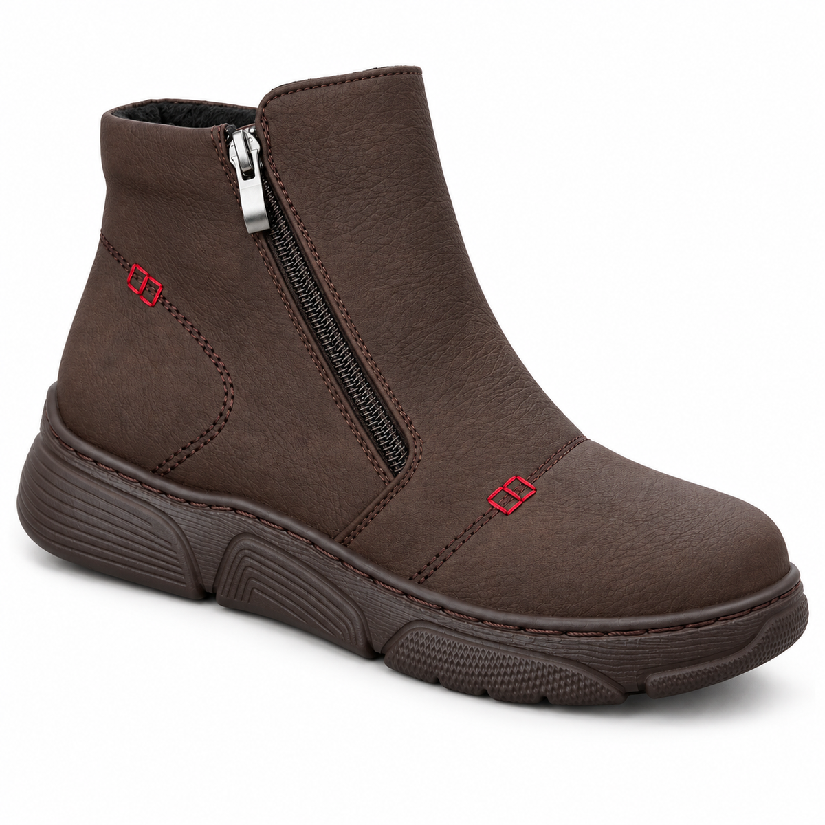 Botki Damskie (36-42) 12Par D26331-3 BROWN