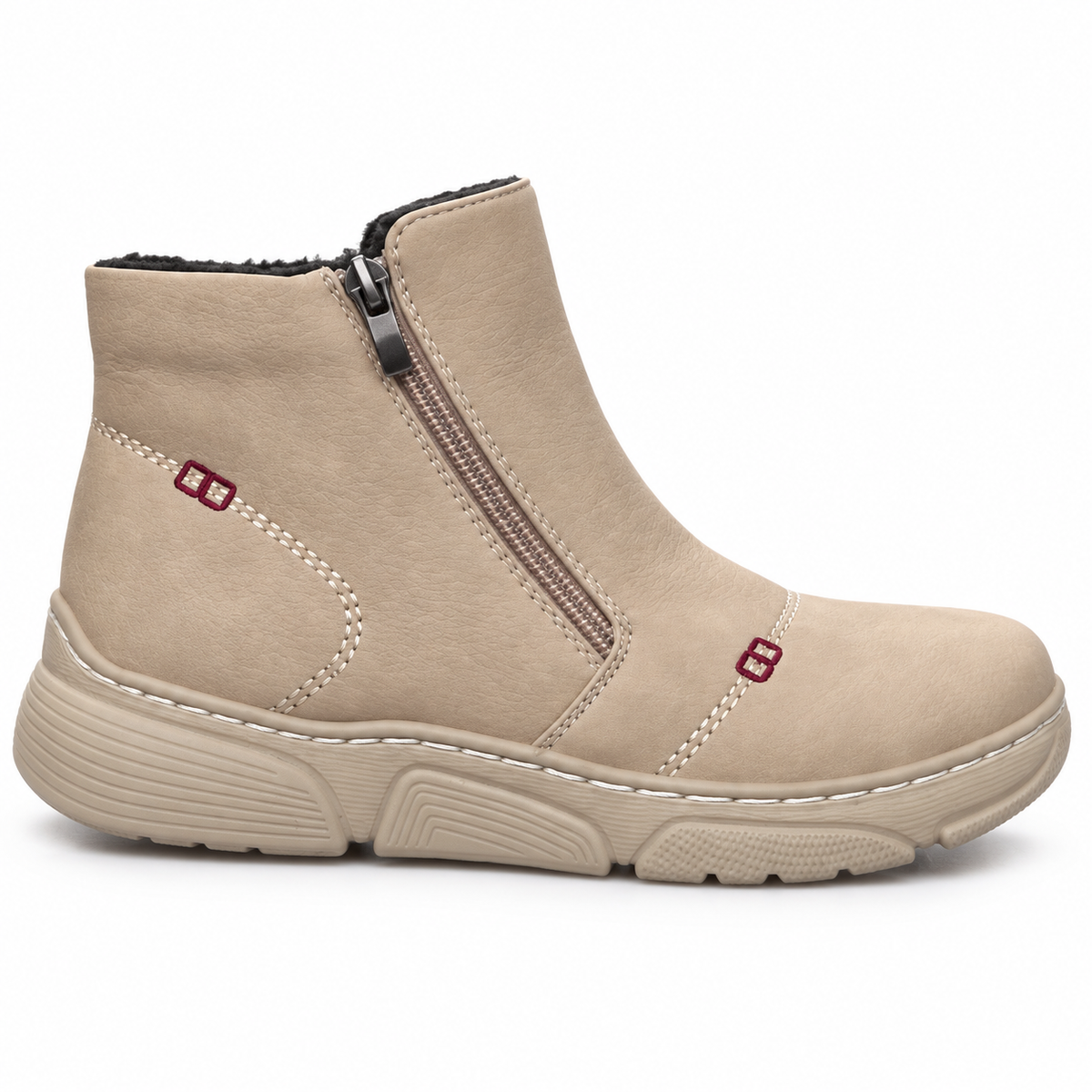 Botki Damskie (36-42) 12Par D26331-4 BEIGE