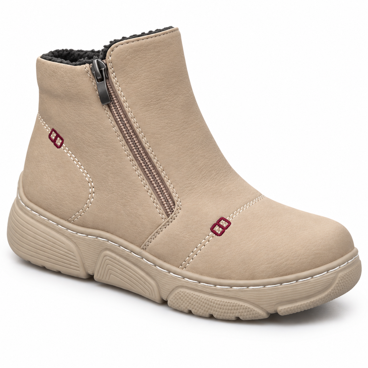 Botki Damskie (36-42) 12Par D26331-4 BEIGE