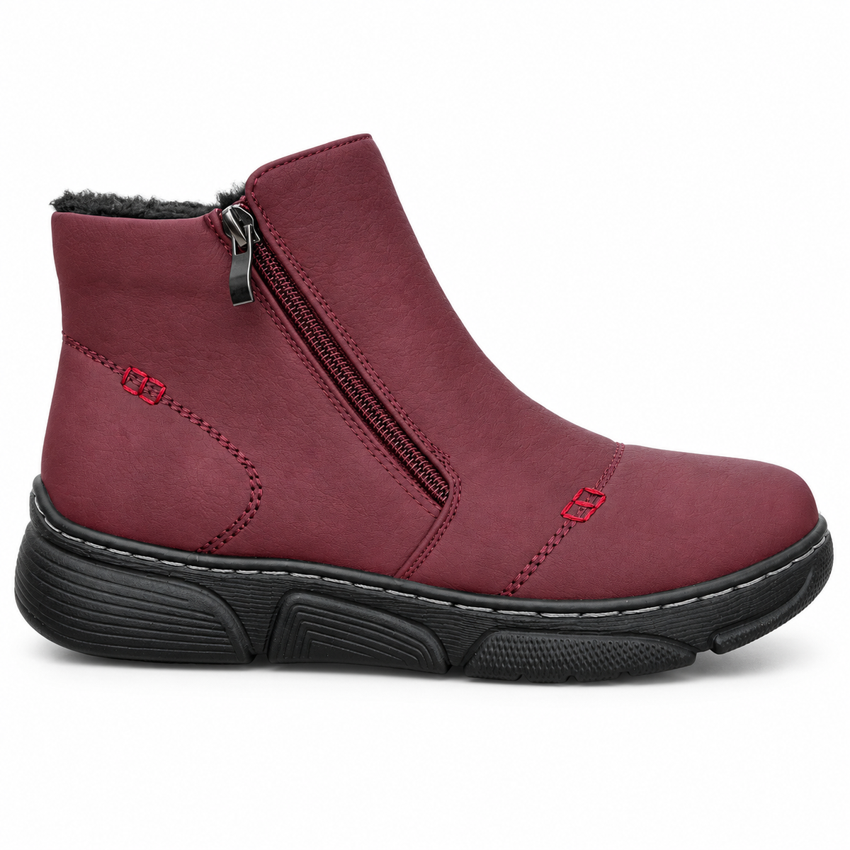 Botki Damskie (36-42) 12Par D26331-7 RED